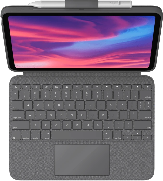 Logitech Combo Touch für iPad 10, Oxford Grey, DE