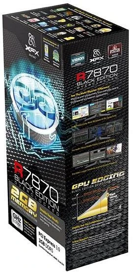 XFX Radeon HD 7870 GHz Edition, 2GB GDDR5, 2x DVI, HDMI, 2x mDP