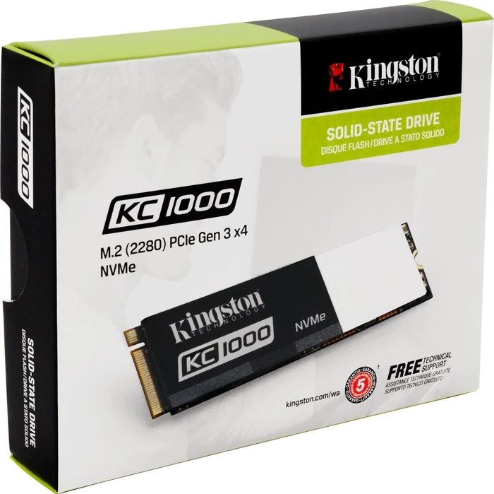 Kingston KC1000 240GB, M.2 2280 / M-Key / PCIe 3.0 x4