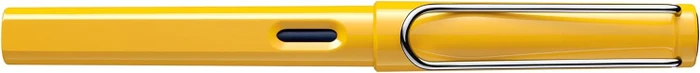 Lamy safari gelb, rechte Hand, fein