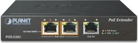Planet Wallmount Gigabit Switch, 3x RJ-45, PoE+ PD