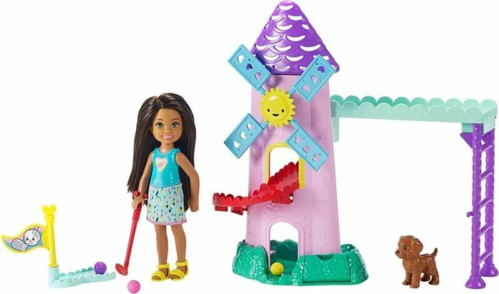 Mattel Barbie - Club Chelsea Puppe und Mini-Golf Spielset