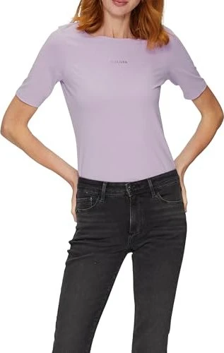 s.Oliver Logo-Print T-Shirt kurzarm (Damen)