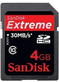 SanDisk Extreme 4GB, Class 10