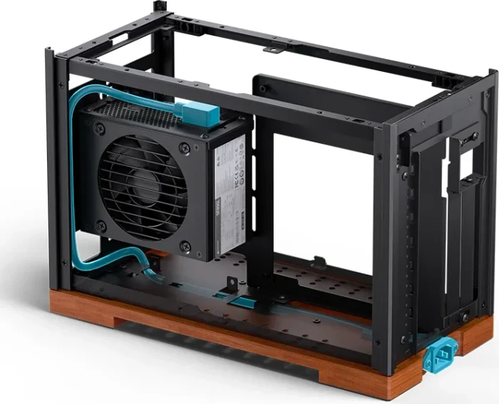 Jonsbo T9 Black, schwarz/braun, PCIe 5.0 Edition, Mini-ITX