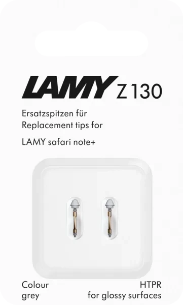 Lamy Z130 Ersatzspitzen für LAMY safari note+, grau, 2er-Pack