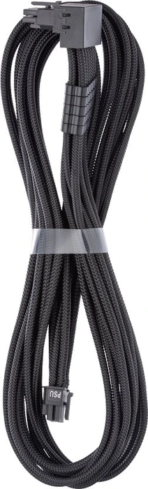 CableMod C-Series Pro ModMesh, 12V-2x6 Kabel, StealthSense, Corsair Type 5, 16-Pin PCIe Stecker auf 16-Pin PCIe 5.1 12V-2x6 Stecker, Adapterkabel, 90°, schwarz, 65cm