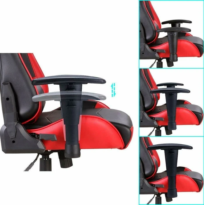 IntimaTe WM Heart Racersedia 3 Gamingstuhl, schwarz/rot