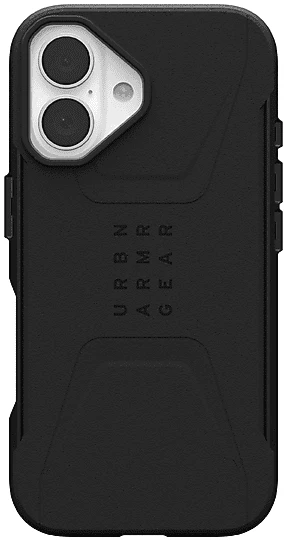 UAG Civilian Case für Apple iPhone 16 schwarz