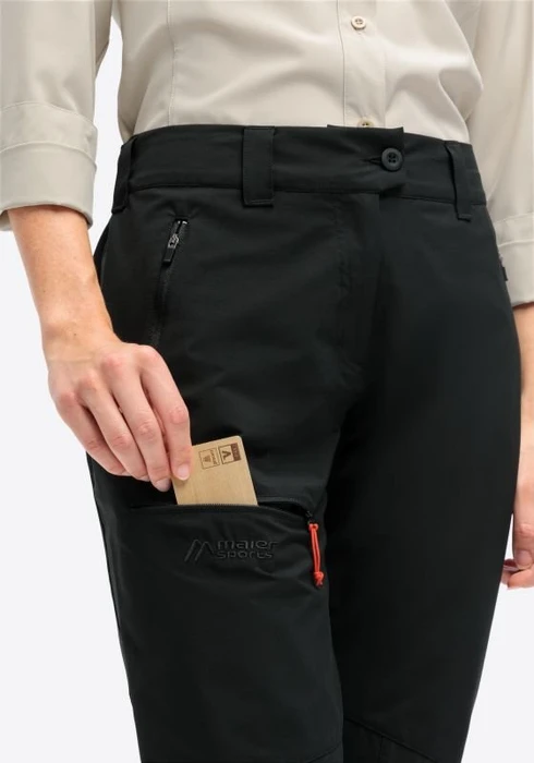 Maier Sports Lulaka Loop Hose lang schwarz (Damen)