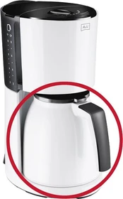 Melitta Enjoy Thermoskanne weiß/schwarz