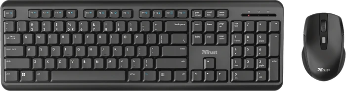 Trust Ody Wireless Silent Keyboard and Mouse Set, USB, DE