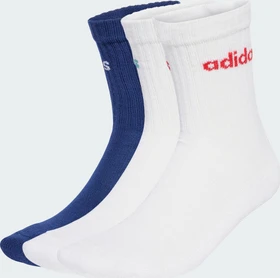 adidas Linear Crew Cushioned Socken dark blue/white, 3 Paare