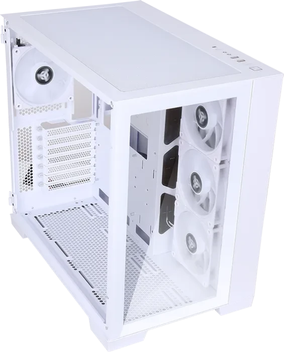 iTek Dark Cave White, Glasfenster