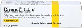 Rivanol 1.0g Pulver Beutel, 5 Stück