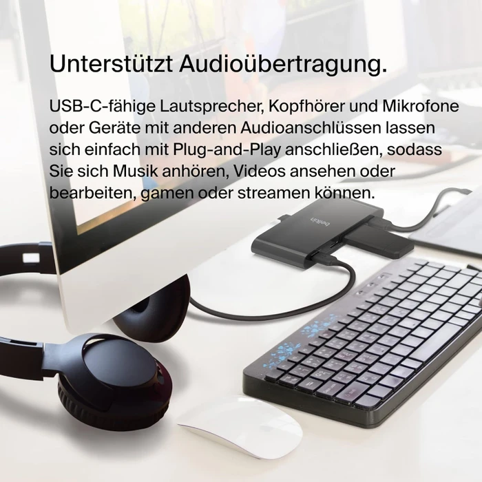 Belkin Connect USB-C-/4-Port-USB-C-Hub, USB-C 3.1 [Stecker]
