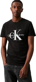Calvin Klein Monogramm Slim Fit T-Shirt kurzarm ck black (Herren)