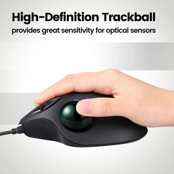 Perixx PERIPRO-303GLG 34mm für Perimice und Logitech M570, Ersatz-Trackball, dunkelgrün, grün