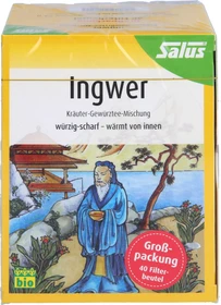 Salus Ingwer Kräuter-Gewürztee Beutel, 40 Stück
