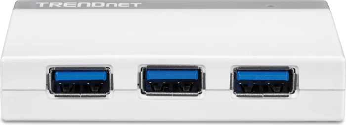 TRENDnet weiß USB-Hub, 4x USB-A 3.0, USB 3.0 Micro-B [Buchse]