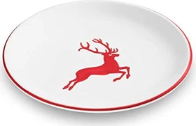 Gmundner Keramik Rubinroter Hirsch Dessertteller Cup 20cm