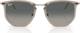 Ray-Ban RB4451 polished transparent grey/grey gradient