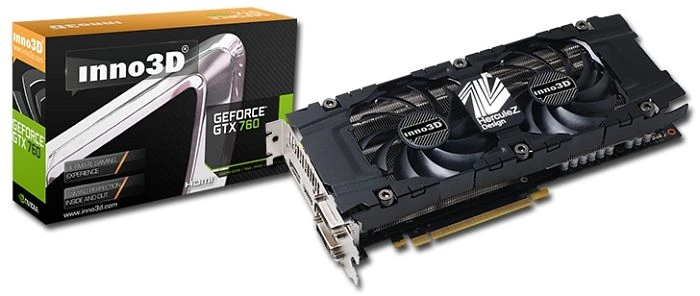 INNO3D GeForce GTX 760 HerculeZ 2000, 4GB GDDR5, 2x DVI, HDMI, DP