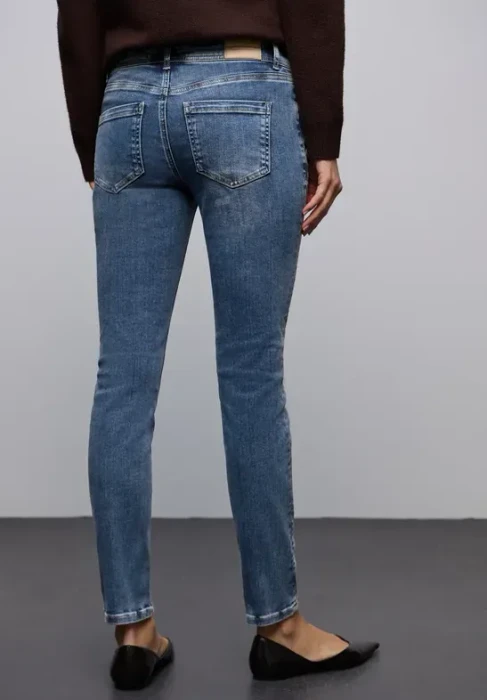 Street One York Jeans mid blue/random washed (Damen)