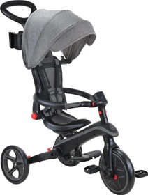 Globber Explorer Trike Foldable 4in1 schwarz/grau