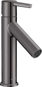 Hansgrohe Axor Starck Einhebel-Waschtischmischer 100 mit Hebelgriff und Ablaufgarnitur brushed black chrome