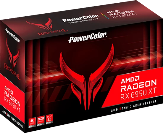 PowerColor Red Devil Radeon RX 6950 XT, 16GB GDDR6, HDMI, 3x DP