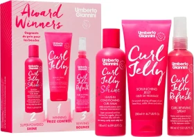 Umberto Giannini Award Winners Curl Jelly Gel 200ml + Conditioner 180ml + Spray 150ml Geschenkset