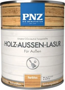 PNZ Holz-Außen-Lasur Nr.01 farblos, 750ml