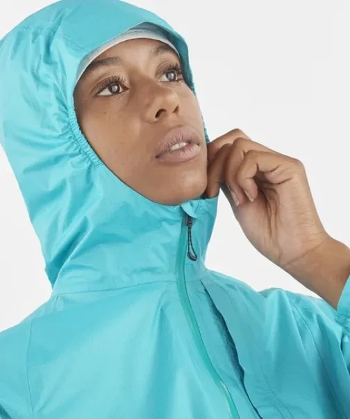 Salomon Bonatti Waterproof Funktionsjacke peacock blue (Damen)