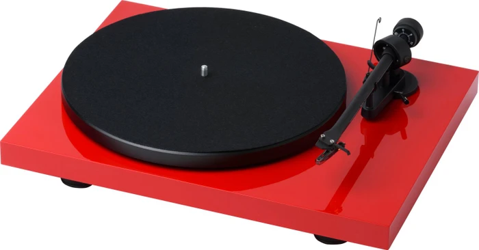 Pro-Ject Debut RecordMaster II (mit Tonabnehmer Ortofon OM5e) rot