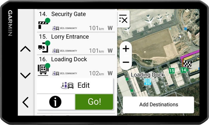 Garmin dēzl LGV720 MT-D