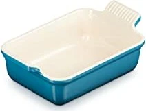Le Creuset Auflaufform Tradition rechteckig 24.7x15.1cm 1.1l deep teal