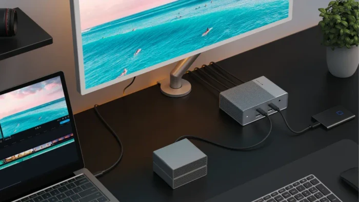 Hyper HyperDrive 15-in-1 USB-C Hub, grau, USB-C 3.1 [Buchse]