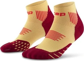 CEP Core Run Low Laufsocken marigold/burgundy (Herren)