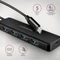 Axagon USB-Hub, 4x USB-A 3.0, USB-C 3.0 [Stecker] Vorschaubild