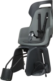 Bobike GO Maxi Frame Reclinable Fahrradkindersitz macaron grey