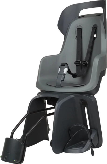 Bobike GO Maxi Frame Reclinable Fahrradkindersitz macaron grey