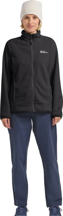 Jack Wolfskin Moonrise Full-Zip Fleece Funktionsjacke schwarz (Damen)