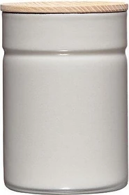 Riess Vorratsdose mit Eschenholzdeckel 565ml grey