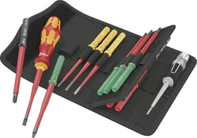 Wera Kraftform Kompakt VDE 16 extra slim 1 Tool Finder Bitset inkl. Tasche, 16-tlg.
