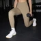 adidas Optime Workout 3-Streifen Tights Hose 7/8 khaki six (Damen) Vorschaubild