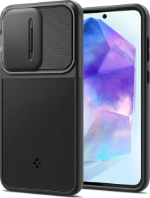 Spigen Optik Armor für Samsung Galaxy A55 5G schwarz