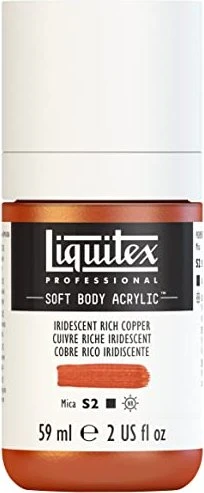 Liquitex Professional Soft Body Acrylic iridescent rich copper, 59ml