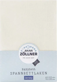 Julius Zöllner Spannleintuch für Babybett Jersey 70x140cm ecru