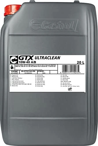 Castrol GTX Ultraclean 10W-40 A3/B4 20l